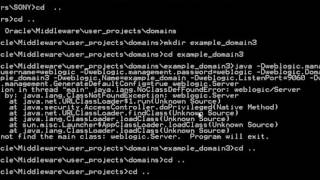 Creating Weblogic Domain From Command Prompt  Windows   YouTube Creating Weblogic Domain From Command Prompt Windows