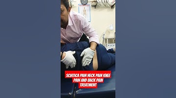 Sciatica pain neck pain knee pain and back pain treatment #shortfeed #trending