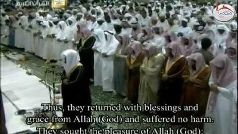 [ ولا تحسبن الذين قتلوا في سبيل الله امواتا ] تلاوة خاشعة للشيخ ياسر الدوسري ليلة 4 رمضان 1436هـ