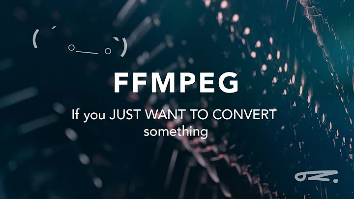 How to use FFMPEG on windows 10
