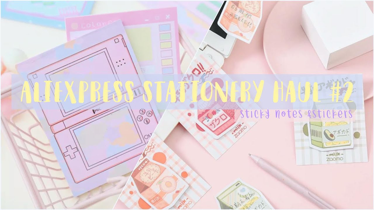 Unboxing Aliexpress Stationery haul 2 YouTube