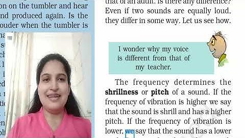 Amplitude time period and frequency of a vibration - sound chapter 13 part 5 classes 8 science