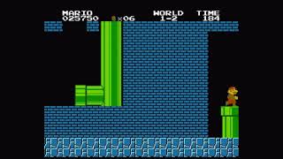 Mario Bros Glitch: Negative World (World -1)