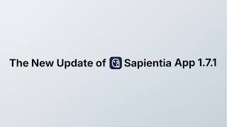 Sapientia 1.7.1 Update: AI App Builder, Sapientia Link & New UI (Local LLM)