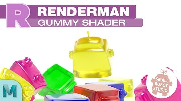Renderman 23 Gummy Shader Tutorial