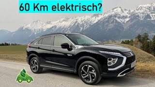 Mitsubishi Eclipse Cross Plug-In Hybrid - Test der elektrischen Reichweite