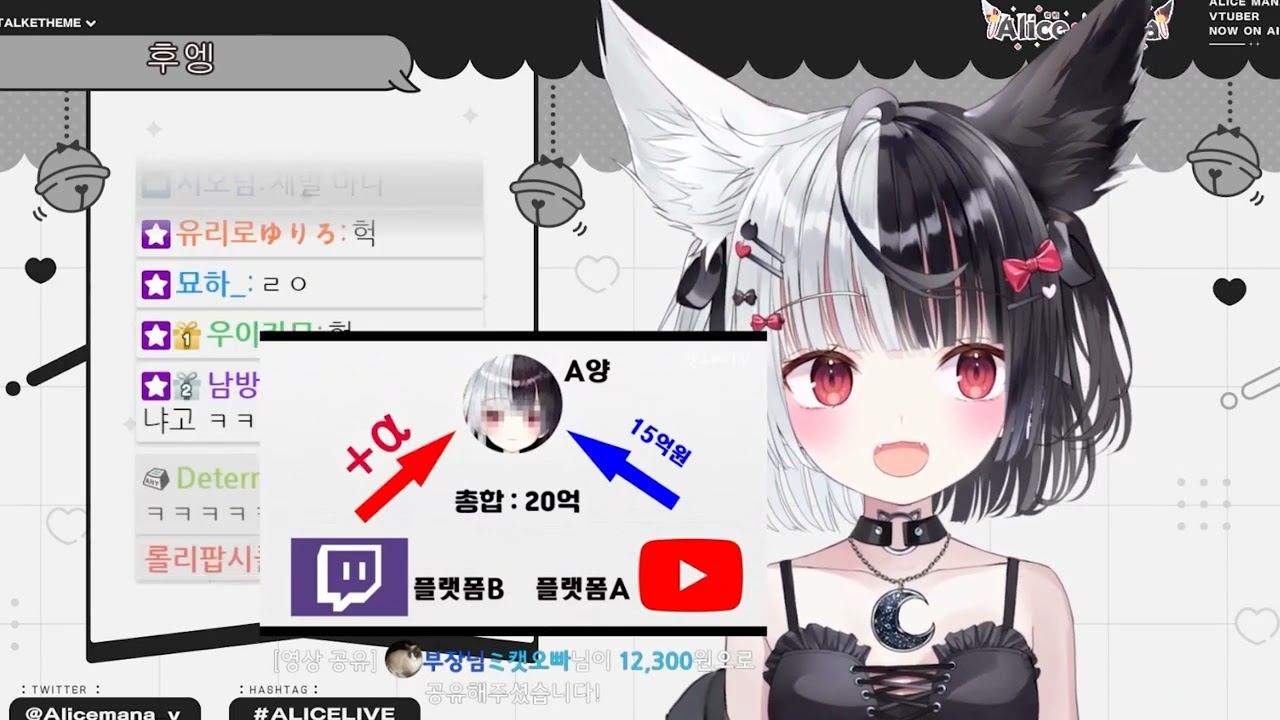 도 넘은 인터넷 방송 (아리스 마나 반응)