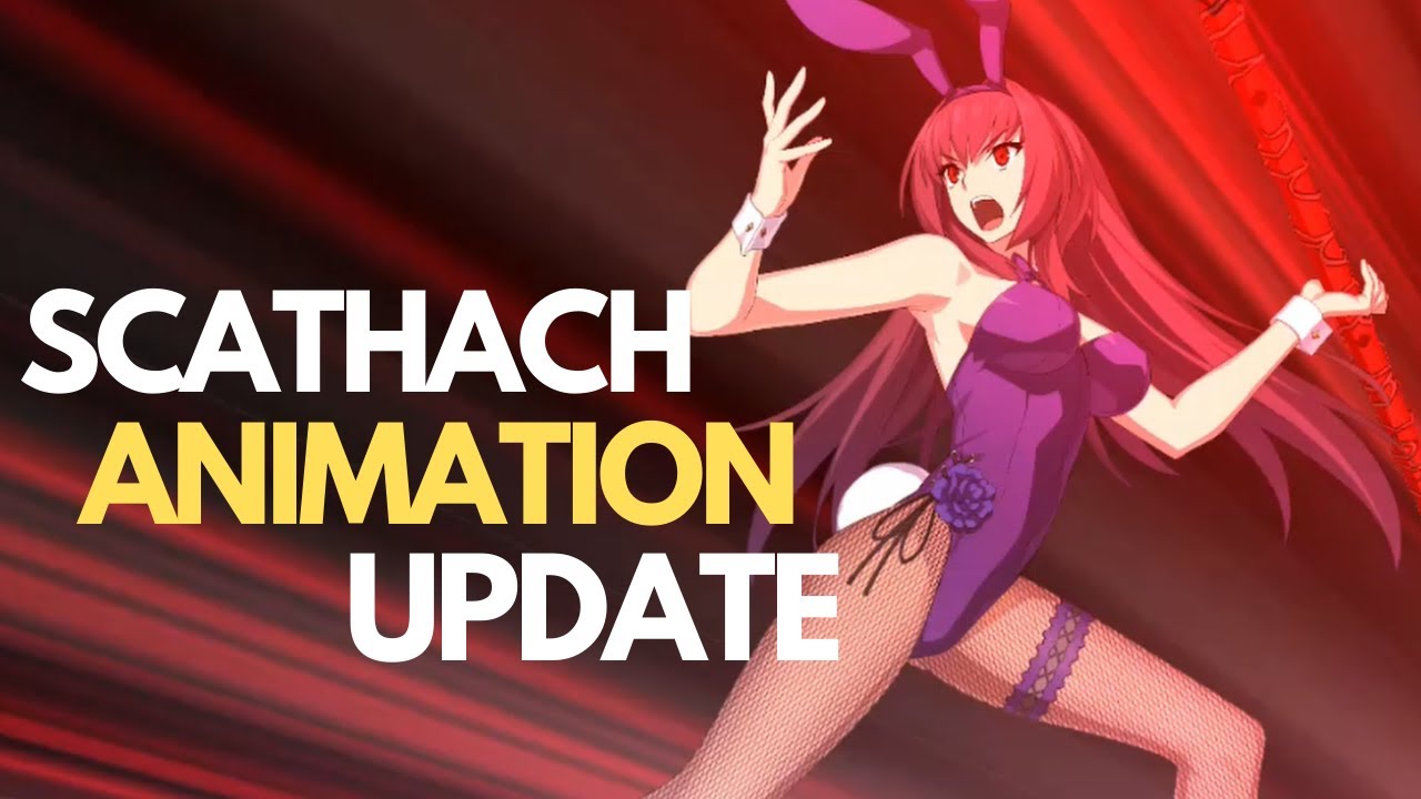 Fate Grand Order ~ Scathach Attack/Noble Phantasm Animation Update: Also in  a Bunny Suit! - YouTube