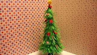 How to make an easy and beautiful Christmas tree at home with paper. Kids will Love it. The DIY paper Christmas tree is an 