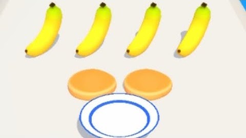Pancake Run - All Levels Gameplay IOS (Levels 1-5 ) .