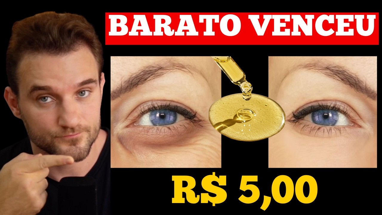 Sérum R$ 5 vs R$ 500 Para Olheiras: Por Que o Barato VENCEU (Não Acreditei)