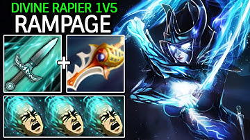Phantom Assassin Rampage – Divine Rapier Comeback 1v5 Dota 2