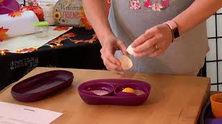 Tupperware EGG PAN Rainbow Cooker② Tupperware Microwave Breakfast Maker Set in Purple : Amazon.ca: Home