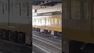 『電車』115系回送列車　岡山駅を発車‼️