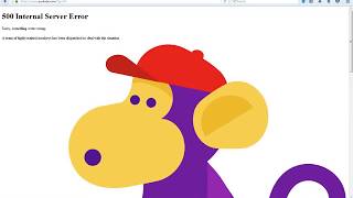 500 Internal Server Error - Google Monkey Team