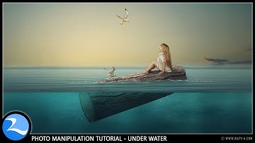 Surreal Fantasy Photoshop Manipulation Tutorial [Under Water]