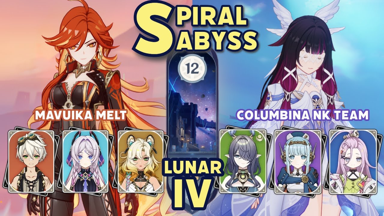 C0R1 Mavuika & C0R0 Nod-Krai Columbina | Spiral Abyss Lunar IV | Genshin Impact