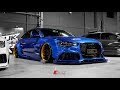 X-UK unveil Audi RS6 TDI Widearch @ FITTED UK 2017 Accuair air suspension