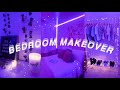 EXTREME BEDROOM MAKEOVER *aesthetic tiktok inspired ROOM TRANSFORMATION!*
