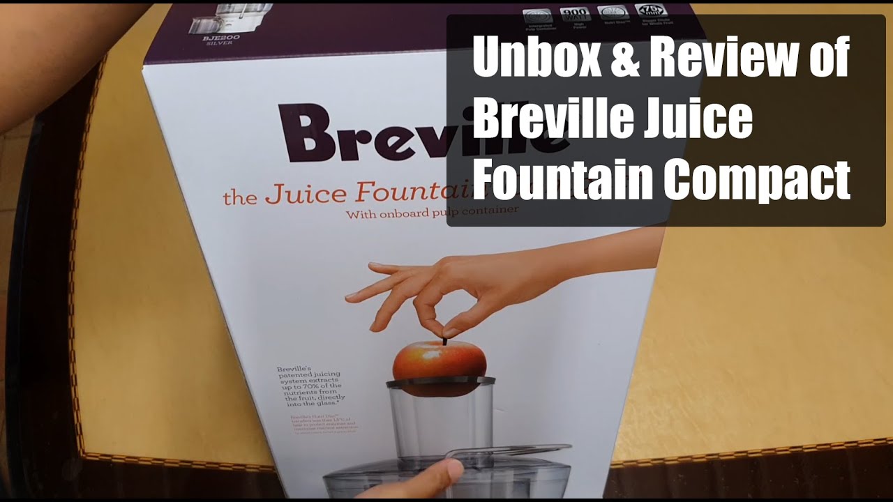 Unboxing the Breville The Juice Fountain Compact Juicer Machine & Review