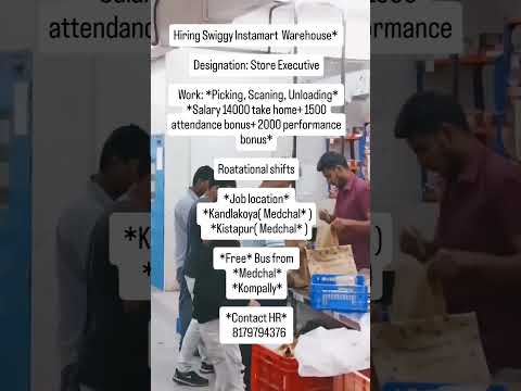 Swiggy Instamart packing