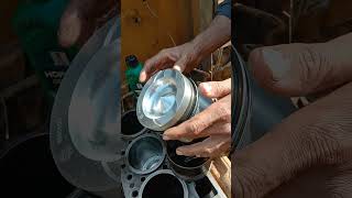 Caterpillar engine 3304 Piston fitting #shortvideo #viral #mechanic