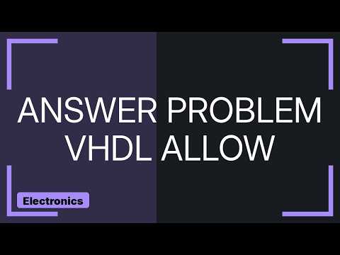 Does VHDL not allow use of the concatenation operator on the LHS of an expression?