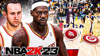 YOUNG LEBRON & the 2007 CAVS in NBA 2K23 Play Now Online!