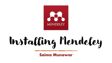 Mendeley Desktop: Getting started with Mendeley Desktop