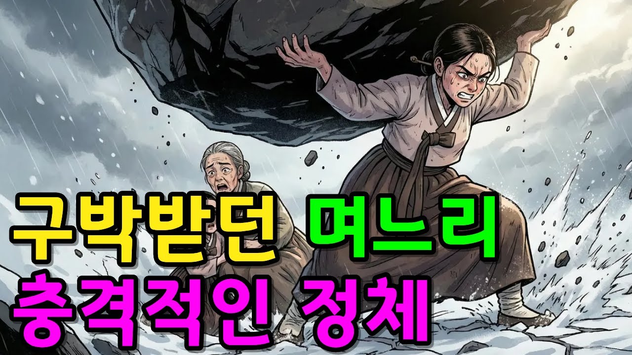 힘을 숨겨왔던 구박받던 며느리! 결국 충격적인 정체가 들통나는데ㅣ야담 민담 전설 설화 옛날이야기 오디오북