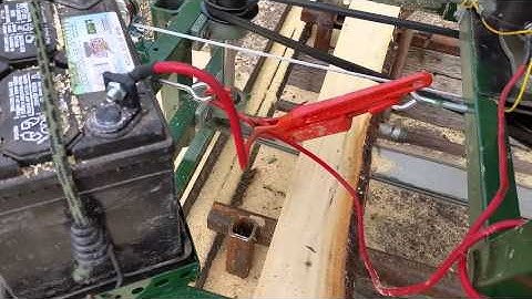 Homemade chainsaw mill. Part 5 of 6