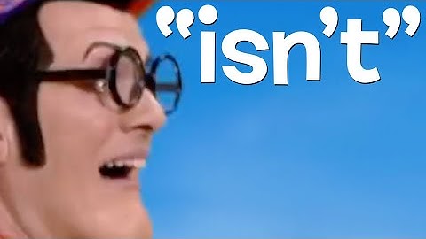 All LazyTown episodes, but only the word "isn