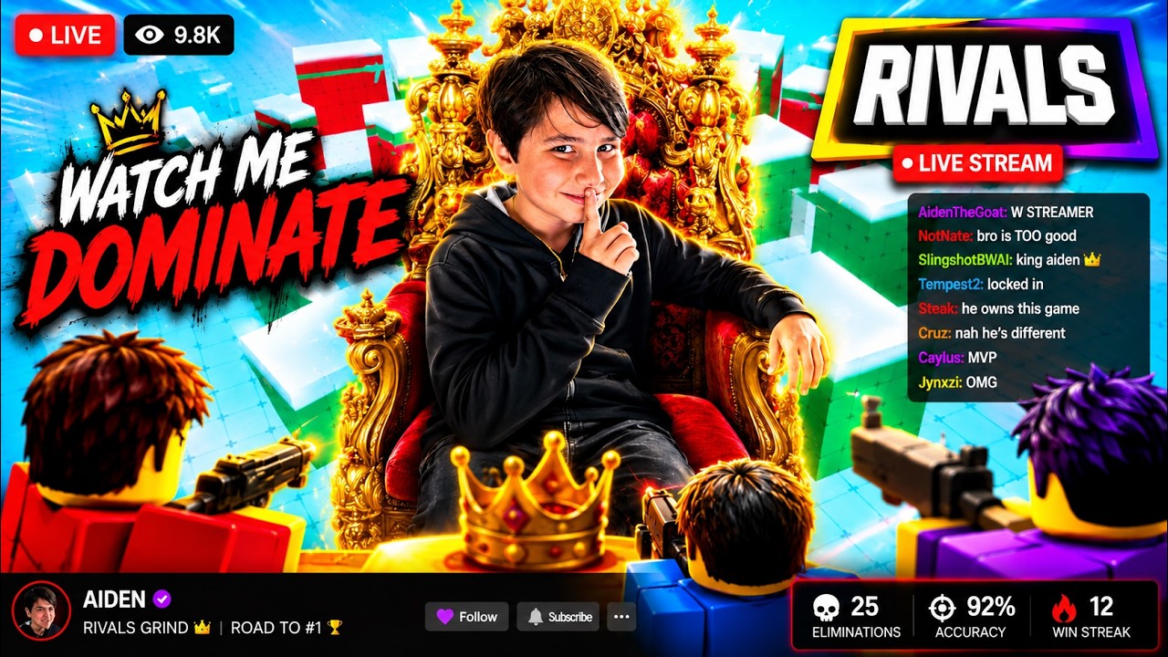 OMG Aiden playing rivals - YouTube