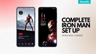 Iron Man MIUI Home Screen Set Up 😍 | MIUI set up Using Best MIUI Themes screenshot 3