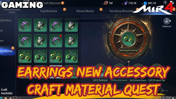 MIR 4 | EARRINGS QUEST | HOW TO GET CRAFT MATERIAL FOR EARRINGS [SUBJUGATE BICHEON/SNAKE VALLEY 4F]