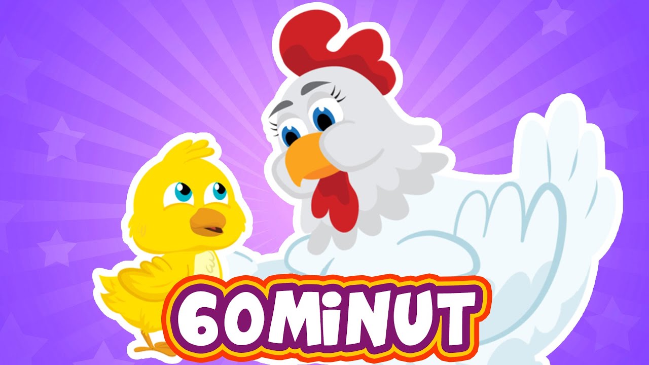 MIX - KURCZAK MAŁY - 60 MINUT PIOSENEK DLA DZIECI - ŚPIEWAJĄCE BRZDĄCE 🦊🦊🦊