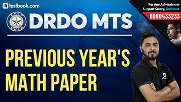 DRDO MTS Math Problems from Previous Year Question Paper | Quant for DRDO Ceptam 2020 | Sumit Sir