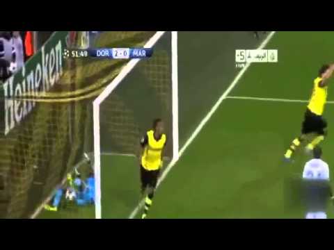 أهداف مباراة بروسيا دورتموند 3 0 مارسيليا دوري أبطال أوروبا حفيظ دراجي 01 10 2013 YouTube
