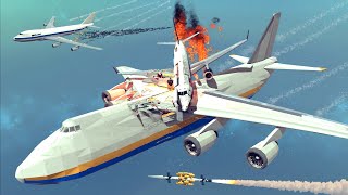 Airplane Crashes & Shootdowns #38 | Besiege