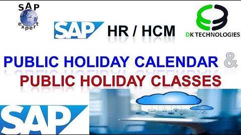 How to Configure Holiday Calendar | Factory Calendar | Holiday Class Time Management |DKTECHNOLOGIES