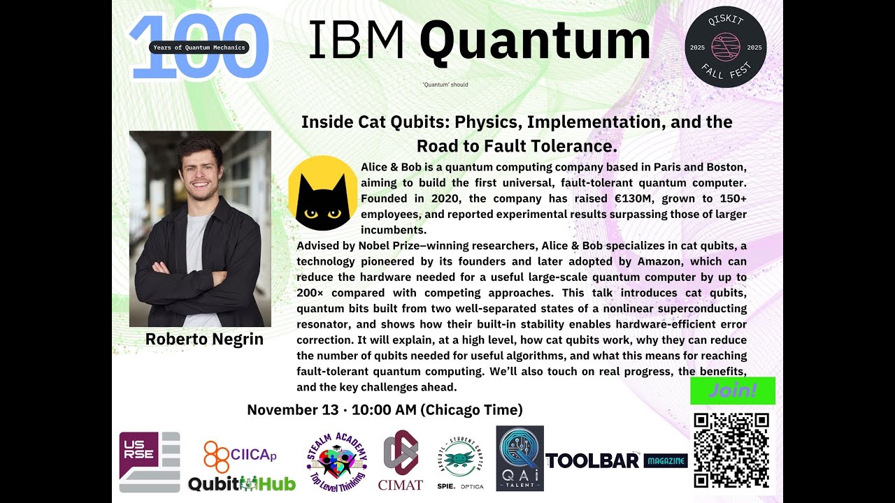 Dr. Roberto Negrin: Inside Cat Qubits - Physics, Implementation, and the Road to Fault Tolerance