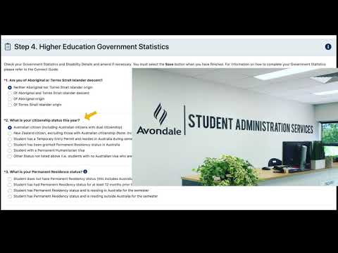 Online Self-Enrolment at Avondale University College
