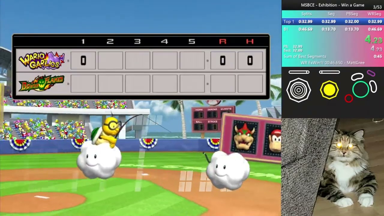 Mario Superstar Baseball Exhibition Win 1I 46.95
