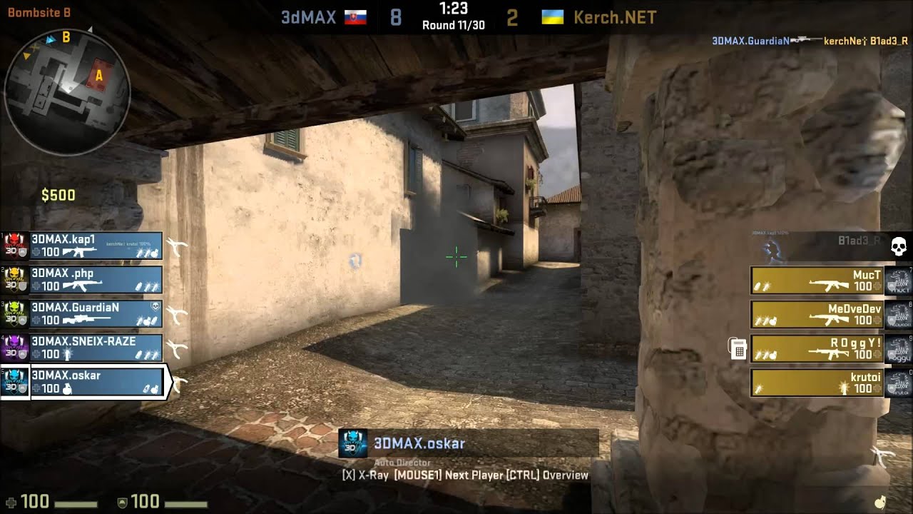 CS:GO 3DMAX V KerchNET StarLadder Inferno - YouTube