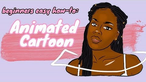TRENDY Cartoon (moving) Animation DIY | Beauty Guru Intro | Adobe Draw Tutorial