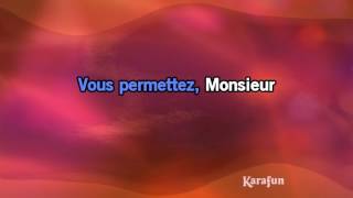 Video thumbnail of "Karaoké Vous permettez, Monsieur - Salvatore Adamo *"