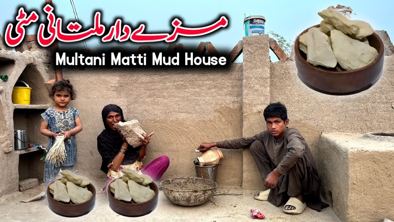 Make mud house with multani matti bhot acha zaiqa mud house village pife