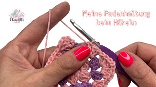 HÄKELTIPP‼️So halte ich meinen Faden beim Häkeln by Claudetta Crochet 5,785 views 2 weeks ago 2 minutes, 56 seconds