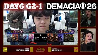 NAVI vs JDG - Game 1 | Round 4 Demacia Cup Global Invitational 2026 | JD Gaming vs Natus Vincere G1 screenshot 2