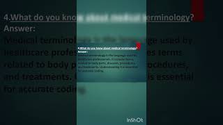 Medical Coding Interview Questions with Answers for Freshers